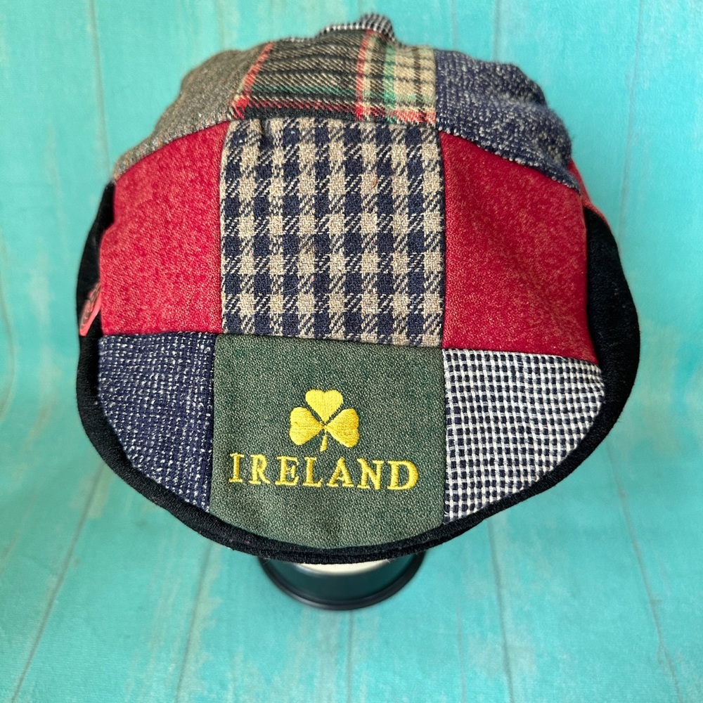 Ireland Patchwork Flat Adjustable Cap - image 3